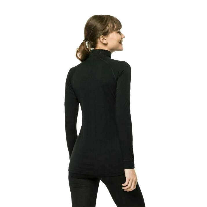 Koszulka ALPSPITZE WOOL LONGSLEEVE HALF ZIP WOMEN