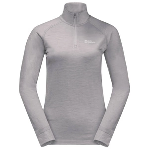 Koszulka ALPSPITZE WOOL LONGSLEEVE HALF ZIP WOMEN